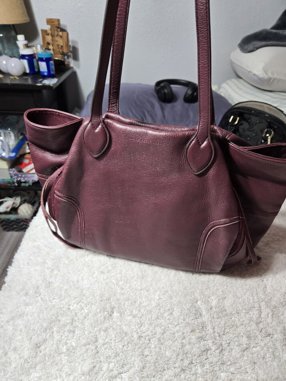 Aimee Kestenberg Chelsea Tote Purse Handbag Leather - Picture 3 of 11